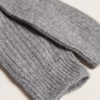 Long Ribbed Wool and Cashmere Socks