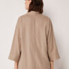 Loose Fit Blazer with Linen