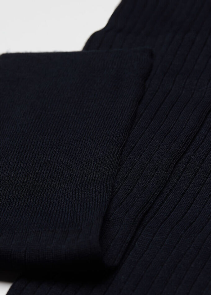 Men’s Lisle Thread Ribbed Long Socks Men’s Lisle Thread Ribbed Long Socks