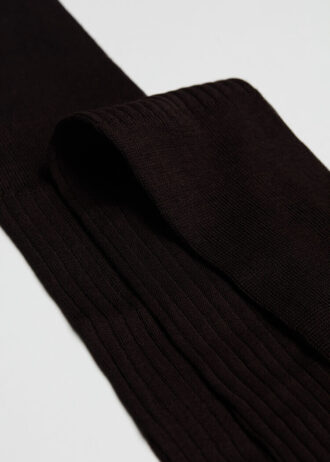Men’s Lisle Thread Ribbed Long Socks
