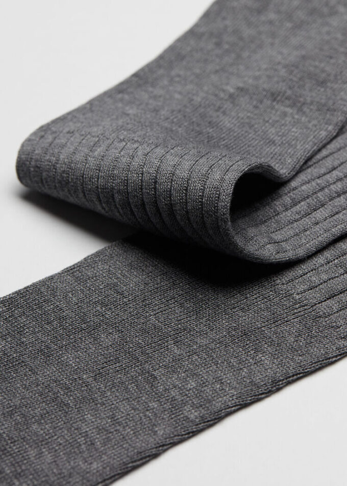 Men’s Lisle Thread Ribbed Long Socks Men’s Lisle Thread Ribbed Long Socks