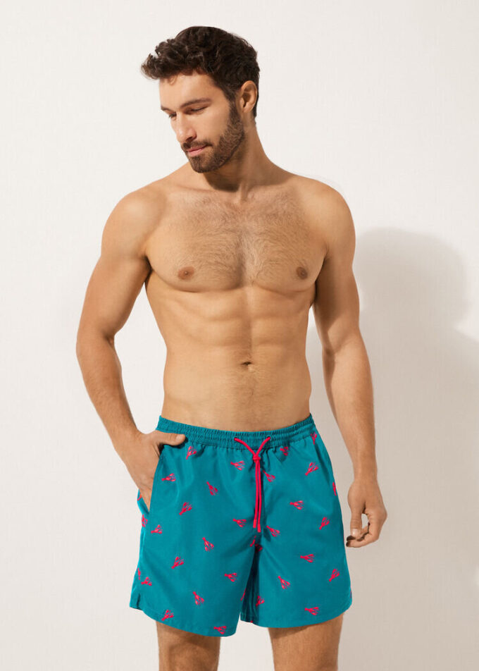 Men’s Patterned Swimming Trunks Formentera Men’s Patterned Swimming Trunks Formentera