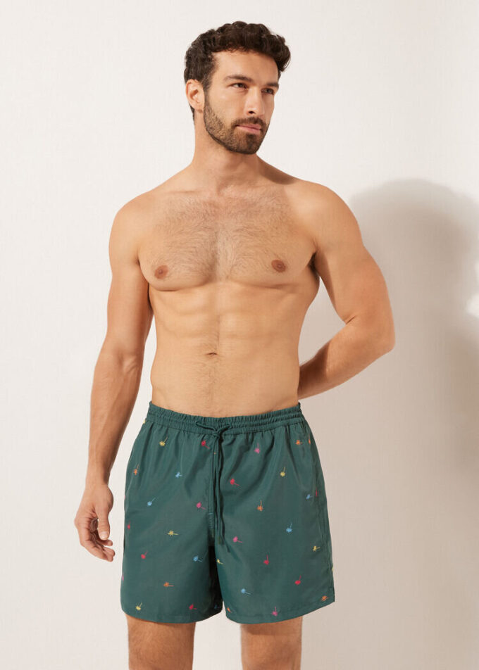 Men’s Patterned Swimming Trunks Formentera Men’s Patterned Swimming Trunks Formentera