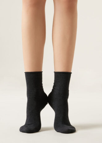 Non-Elastic Cotton Ankle Socks
