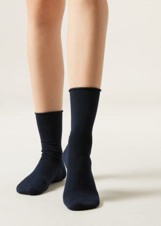 Non-Elastic Cotton Ankle Socks