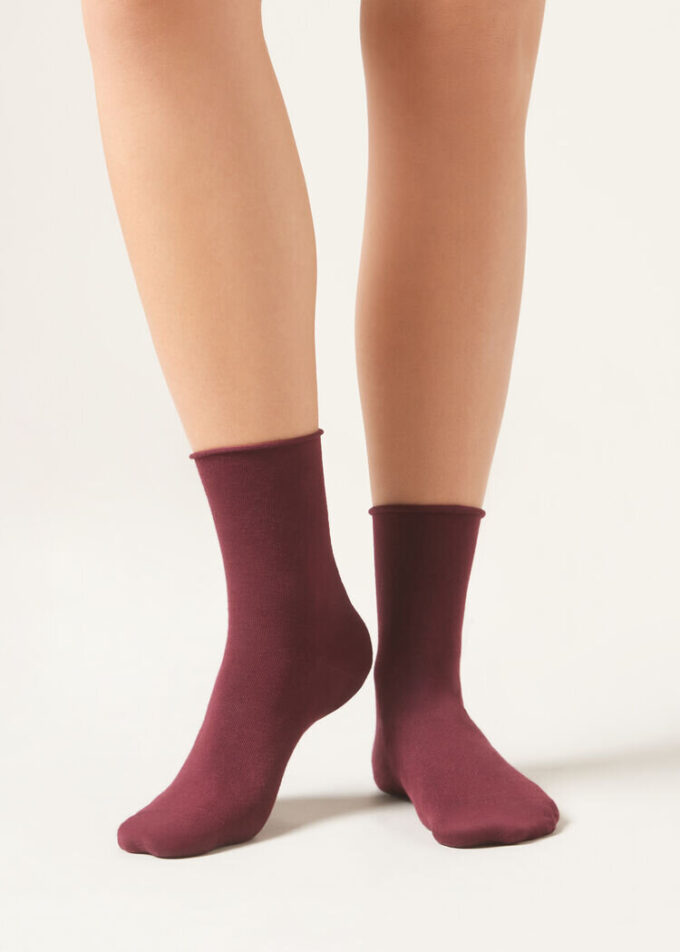 Non-Elastic Cotton Ankle Socks