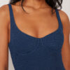 One Piece Swimsuit Crinkle Waves