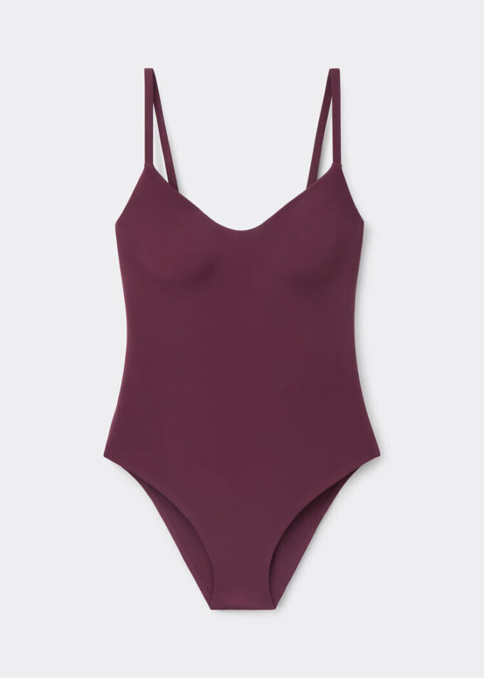 One Piece Swimsuit Invisible Bonding