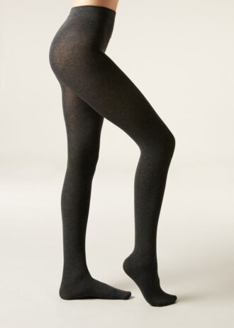 Opaque Matte Cashmere and Modal Tights