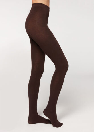 Opaque Matte Cashmere and Modal Tights