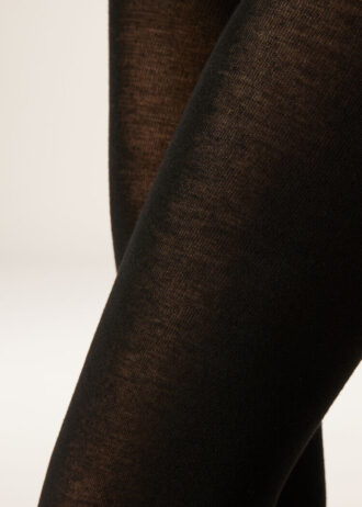 Opaque Matte Cashmere and Modal Tights