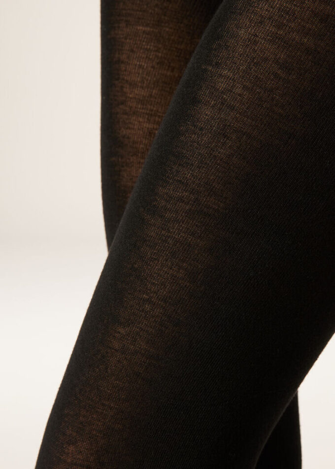 Opaque Matte Cashmere and Modal Tights Opaque Matte Cashmere and Modal Tights