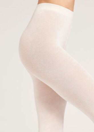 Opaque Matte Cashmere and Modal Tights