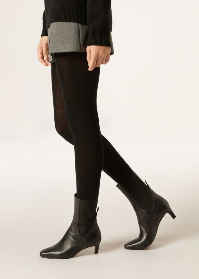 Opaque Matte Cashmere and Modal Tights Opaque Matte Cashmere and Modal Tights