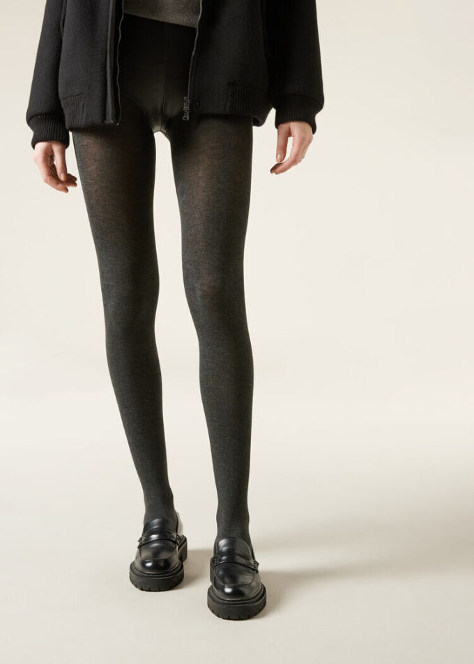 Opaque Matte Cashmere and Modal Tights Opaque Matte Cashmere and Modal Tights