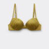 Padded Push-Up Bikini Top Shiny Satin