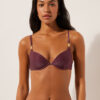 Padded Push-Up Swimsuit Top Golden Glow