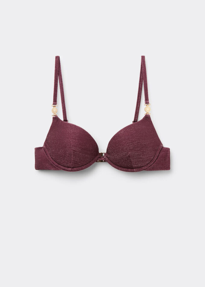 Padded Push-Up Swimsuit Top Golden Glow