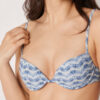 Padded Push-Up Swimsuit Top Water Reflection