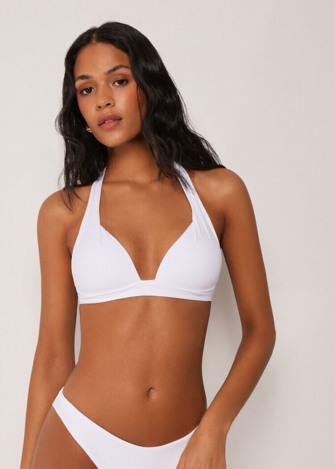 Padded Triangle Swimsuit Top Premium Fit