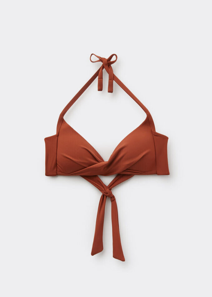 Padded Triangle Swimsuit Top Premium Fit