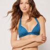 Padded Triangle Swimsuit Top Sea Corals