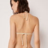 Padded Triangle Swimsuit Top Sequin Net Padded Triangle Swimsuit Top Sequin Net