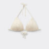 Padded Triangle Swimsuit Top Sequin Net Padded Triangle Swimsuit Top Sequin Net