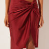 Pareo Skirt Shiny Satin Pareo Skirt Shiny Satin