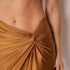 Pareo Skirt Shiny Satin Pareo Skirt Shiny Satin