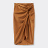 Pareo Skirt Shiny Satin Pareo Skirt Shiny Satin