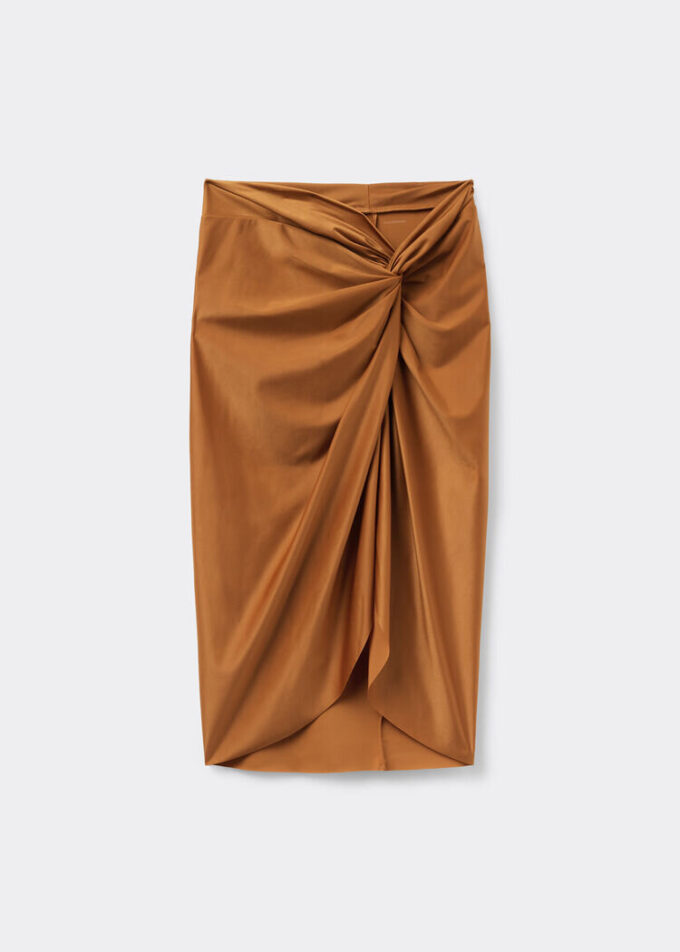 Pareo Skirt Shiny Satin Pareo Skirt Shiny Satin