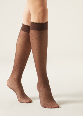 Patterned Knee-High Socks