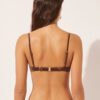 Push up Swimsuit Shiny Satin