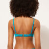 Push up Swimsuit Shiny Satin