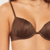 Push up Swimsuit Shiny Satin