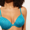 Push up Swimsuit Shiny Satin