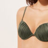 Push up Swimsuit Shiny Satin
