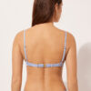Push up Swimsuit Shiny Satin