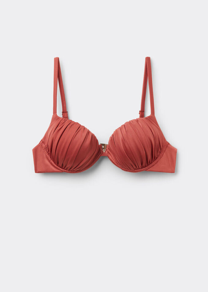 Push up Swimsuit Shiny Satin