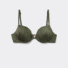 Push up Swimsuit Shiny Satin