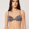 Push up Swimsuit Top Classic Snake