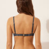 Push up Swimsuit Top Glowing Python