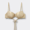 Push-Up Swimsuit Top Gold Waves Push-Up Swimsuit Top Gold Waves