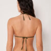 Removable Padding Triangle Swimsuit Top Crinkle Waves Removable Padding Triangle Swimsuit Top Crinkle Waves