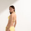 Removable Padding Triangle Swimsuit Top Crinkle Waves Removable Padding Triangle Swimsuit Top Crinkle Waves