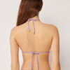 Removable Padding Triangle Swimsuit Top Crinkle Waves Removable Padding Triangle Swimsuit Top Crinkle Waves