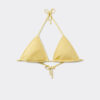 Removable Padding Triangle Swimsuit Top Crinkle Waves Removable Padding Triangle Swimsuit Top Crinkle Waves