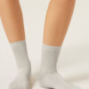 Ribbed Glitter Socks