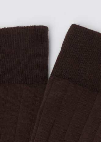 Ribbed Mid-Calf Socks